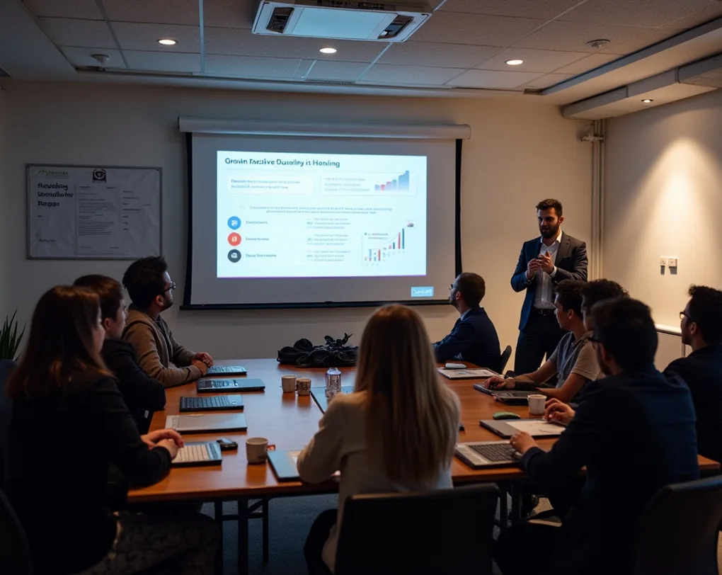 Growth hacking workshop with entrepreneurs